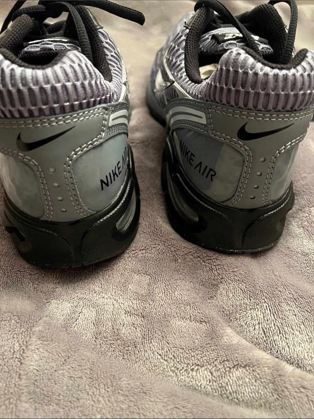 Nike Men's Running Air Max Torch 4 Sneakers - Gray and Black
